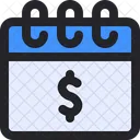 Calendar Money Payment Day Icon