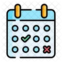 Calendar Date Week Icon