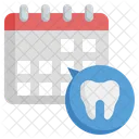 Calendar Dentist Medical Appointment Icon