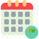 Calendar Deadline Timeline Icon