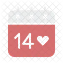Calendar Valentines Day Icon