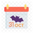 Calendar Halloween Holiday Icon