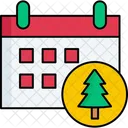 Calendar Christmas Day 25 December Icon