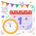 Calendar Clock Time Icon