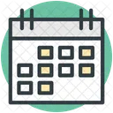Calendar Wall Yearbook Icon