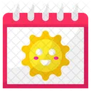 Calendar Time And Date Vacations Icon