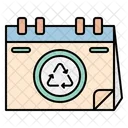 Calendar Date Recycle Icon