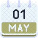 Calendar May One Icon