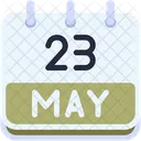 Calendar May Twenty Three Icon