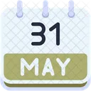 Calendar May Thirty One Icon