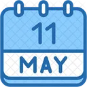 Calendar May Eleven Icon