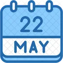 Calendar May Twenty Two Icon