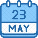 Calendar May Twenty Three Icon