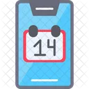Calendar Touchscreen Smartphone Icon