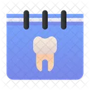 Calendar Date Teeth Icon