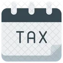 Calendar Date Tax Icon