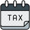 Calendar Date Tax Icon