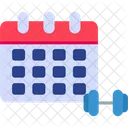 Calendar Gym Calendar Date Icon