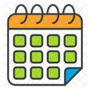 Month Event Calendar Icon