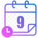 Schedule Calendar Clock Icon