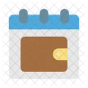 Calendar Wallet Purse Icon