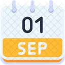 Calendar September One Icon