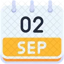 Calendar September Two Icon