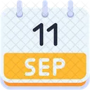 Calendar September Eleven Icon
