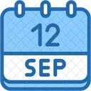 Calendar September Twelve Icon
