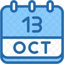 Calendar October Thirteen アイコン
