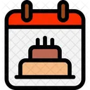 Calendar Party Birthday Icon