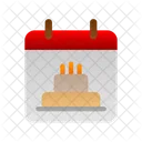 Calendar Party Birthday Icon