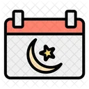 Calendar Ramadan Eid Mubarak Icon