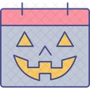 Calendar Halloween Calendar Halloween Celebration Day Icon