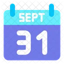 Calendar 31 September International Podcast Day Icon