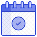 Calendar Planner Approved Icon