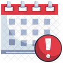 Calendar Alert Calendar Date Icon