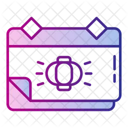 달력과 랜턴  아이콘