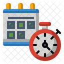 Calendar and time  Icon