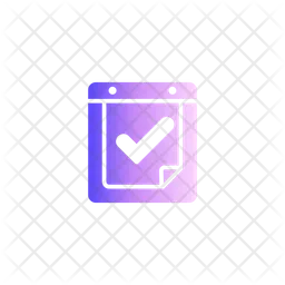 Calendar Approve  Icon