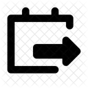 Calendar arrow  Icon