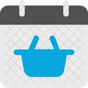 Calendar Basket  Icon