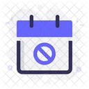 Calendar Block Ban Icon