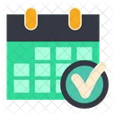 Calendar Check  Icon