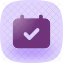 Calendar Check In Lc Icon
