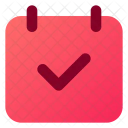 Calendar Check  Icon