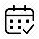 Calendar check  Icon
