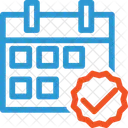 Calendar checkmark  Icon