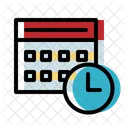 Calendar Clock Calender Clock Icon