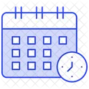 Calendar Clock Time Reminder Icon